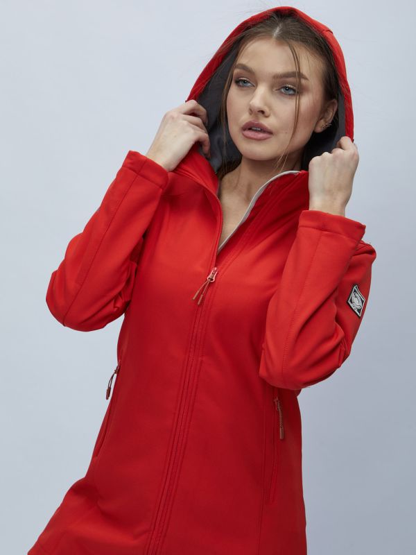 Women's windbreaker MTFORCE spring red 22210Kr